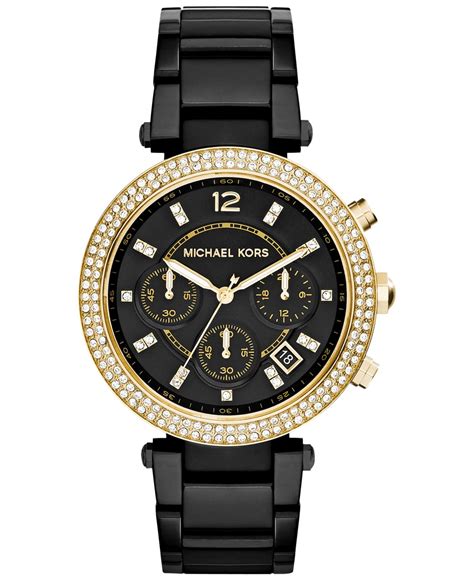 macy's michael kors watch|michael kors chronograph women's watch.